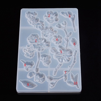 DIY Silicone Flower Molds DIY-WH0163-98P-1