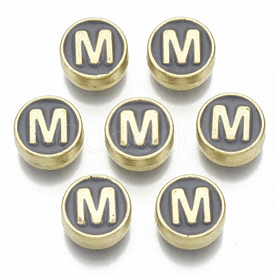 Alloy Enamel Beads X-ENAM-S122-028M-NR-1