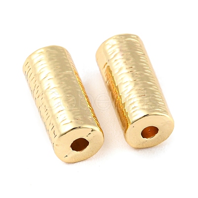 Rack Plating Alloy Beads PALLOY-D023-33G-1