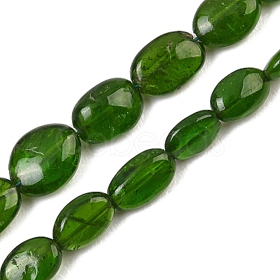 Natural Green Diopside Graduated Beads Strands GG-NH0020-B01-01-1
