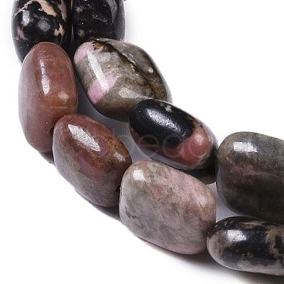 Natural Rhodonite Beads Strands G-M435-A06-01-1