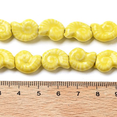 Ocean Series Glazed Porcelain Beads PORC-R002-03-02-1