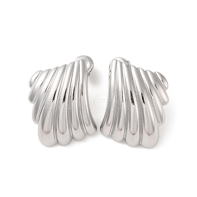 Non-Tarnish 304 Stainless Steel Stud Earrings for Women EJEW-L272-032P-01-1