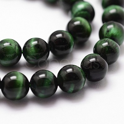 Natural Tiger Eye Bead Strands G-G735-23-8mm-01-1