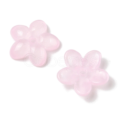 Transparent Spray Paint Glass Beads GLAA-Z011-07-1