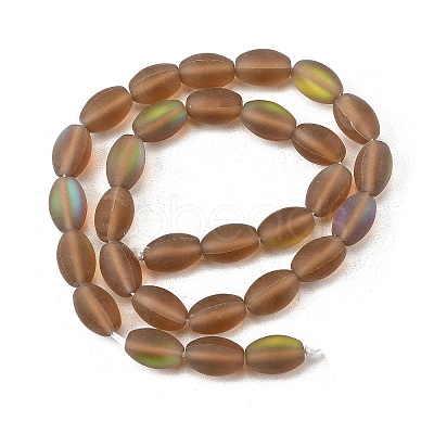 Dyed Synthetic Moonstone Beads Strands G-G458-B01-12x8mm-1