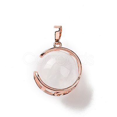 Natural Quartz Crystal Pendants G-A212-01RG-06-1