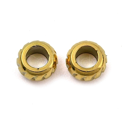 304 Stainless Steel Beads LS-STAS-P355-02G-1