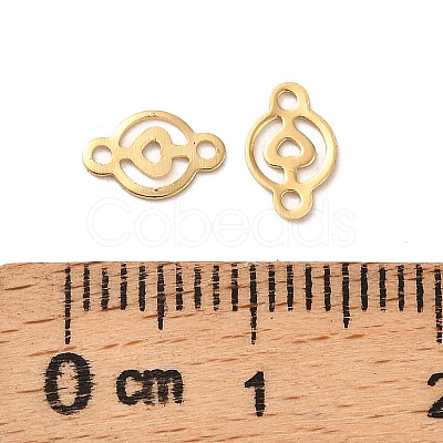 Brass Connector Charms KK-F907-10G-1