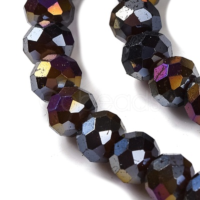 Baking Electroplate Glass Beads Strands DGLA-A039-J6MM-B20-1
