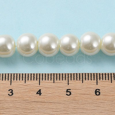 Glass Pearl Beads Strands HY-8D-B02-1