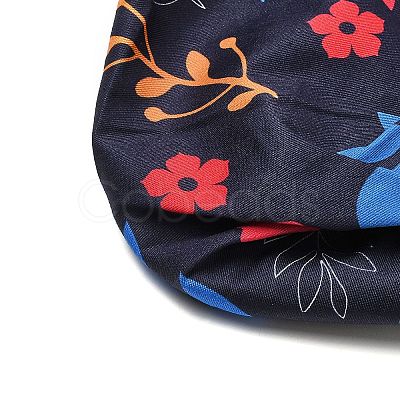 Cotton Adjustable Printed Bouffant Hats Working Caps for Women Men AJEW-WH0677-005-1