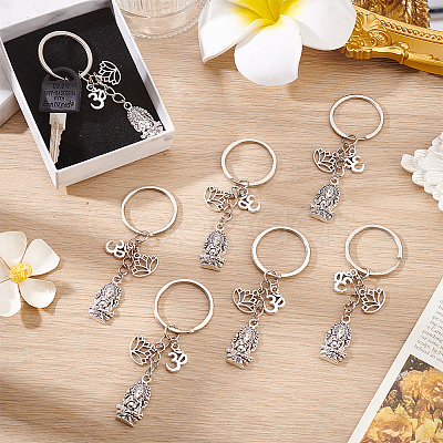 20Pcs Alloy Keychains KEYC-HY00018-1