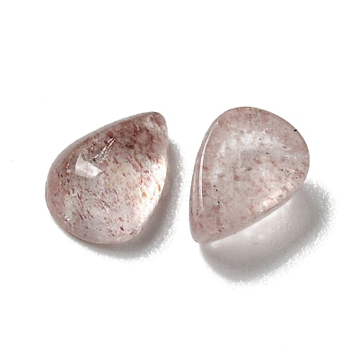 Natural Strawberry Quartz Cabochons G-Q173-02A-09-1