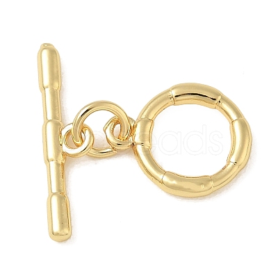 Brass Toggle Clasps KK-CBAFC6C-07D-G-1