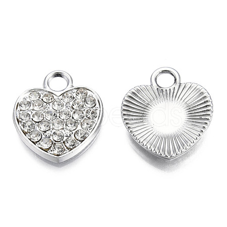 Alloy Rhinestone Pendants PALLOY-S133-003P-1