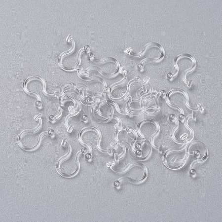 Plastic Clip-on Earring Findings KY-K012-01-1