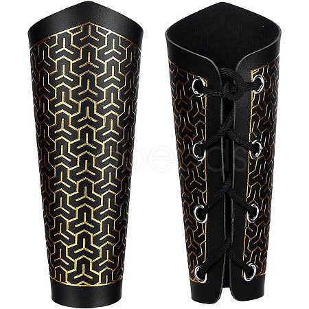 2Pcs Adjustable PU Leather Cord Bracelet AJEW-WH0010-50E-1