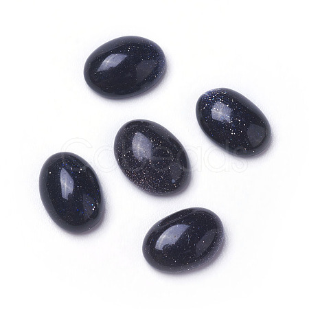 Synthetic Blue Goldstone Cabochons G-F605E-06B-1