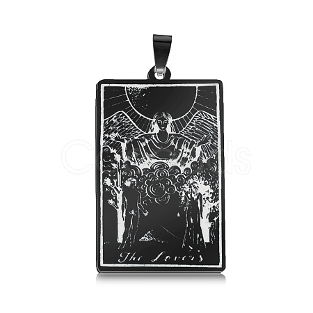 201 Stainless Steel Pendants LS-STAS-S105-LA461-10-1