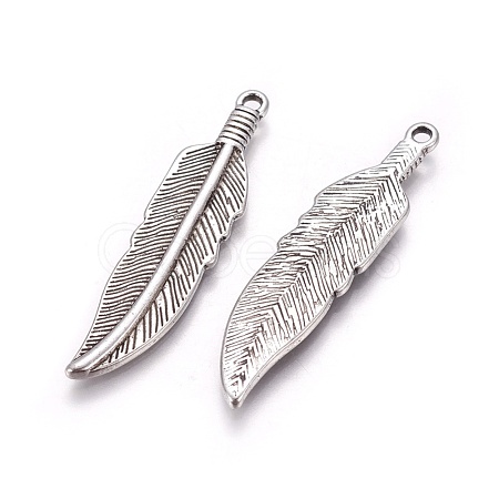 Tibetan Style Alloy Charms TIBEP-16624-AS-RS-1
