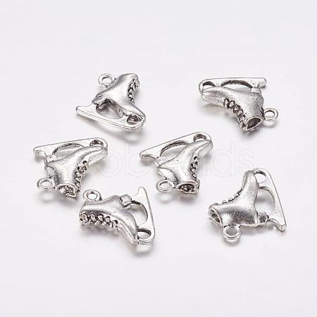 Tibetan Style Alloy Pendants X-TIBEP-24261-AS-RS-1