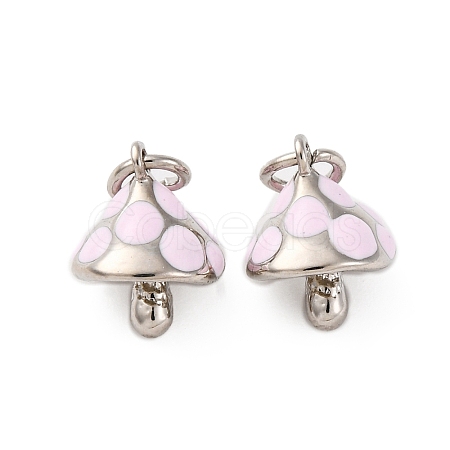 Brass Enamel Charms ZIRC-P067-04P-NR-1