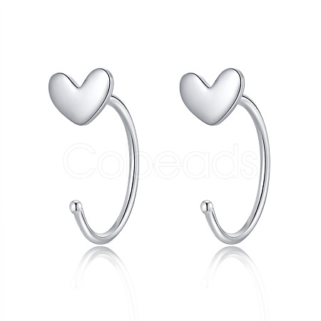 999 Fine Silver Stud Earrings FS-WG1D9DE-07-1