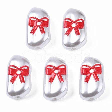3D Printed ABS Plastic Imitation Pearl Beads KY-S163-437-1