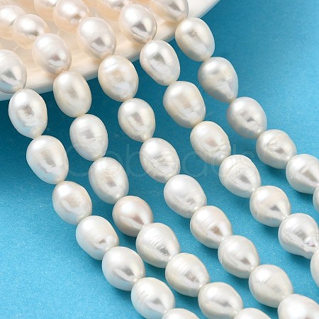 Natural Cultured Freshwater Pearl Beads Strands PEAR-I007-01F-08-1