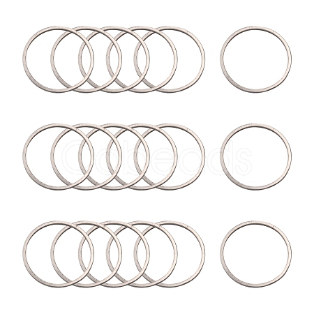 Tarnish Resistant 304 Stainless Steel Linking Ring X-STAS-S079-12A-1