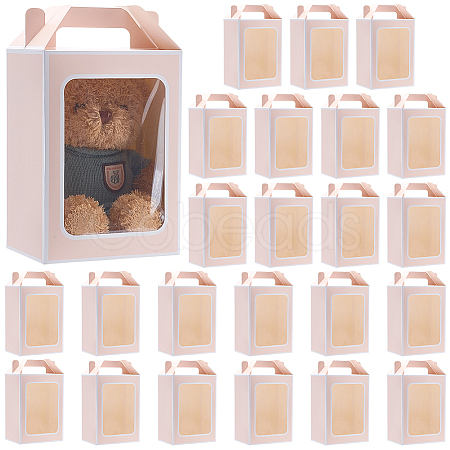 Folding Paper Gift Bags ABAG-WH0045-44A-1
