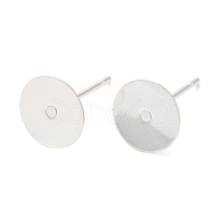 Brass Studs Earrings Finding KK-K383-05A-S-1