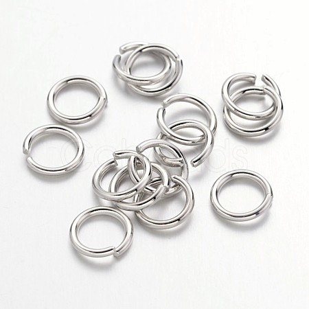 Brass Open Jump Rings JRC7mm-NF-1