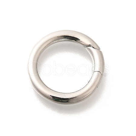 Brass Spring Gate Rings KK-L225-012P-1