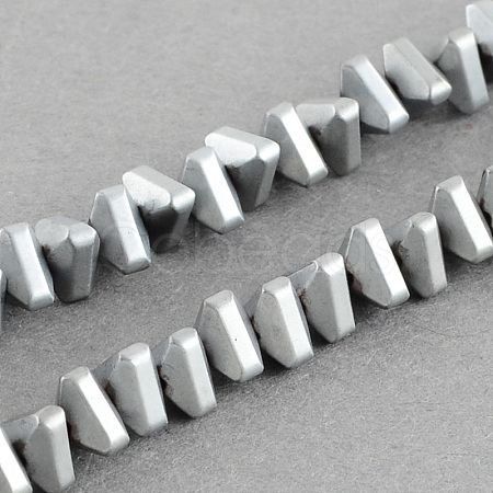 Electroplate Non-magnetic Synthetic Hematite Beads Strands G-R208-06-1