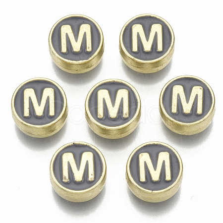 Alloy Enamel Beads X-ENAM-S122-028M-NR-1