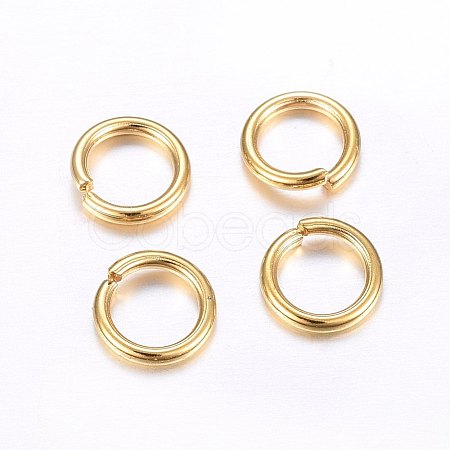 304 Stainless Steel Open Jump Rings STAS-O098-02G-12-1