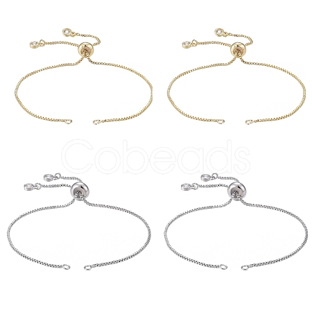 Rack Plating Eco-Friendly Brass Chain Bracelet Making KK-CJ0001-27-1