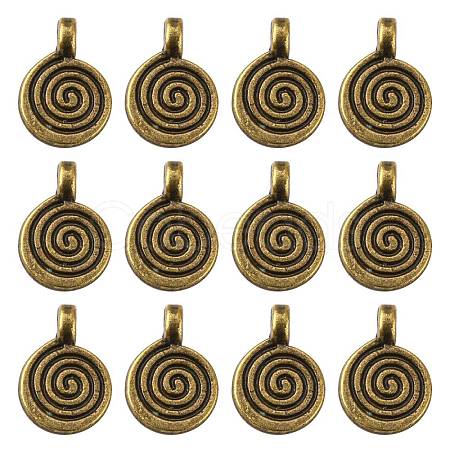 Tibetan Style Alloy Charms MLF0339Y-NF-1