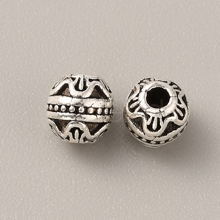 Tibetan Style Alloy Bead FIND-WH0034-46AS-05-1