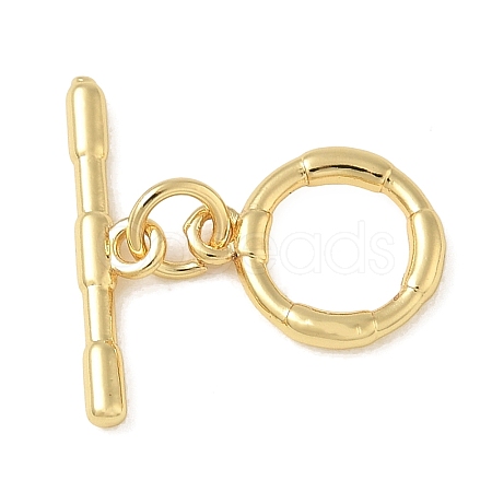 Brass Toggle Clasps KK-CBAFC6C-07D-G-1