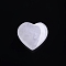 Natural Quartz Crystal Love Heart Stone, Pocket Palm Stone for Reiki Balancing, Home Display Decorations, 20x20mm