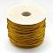 Nylon Thread, Rattail Satin Cord, Dark Goldenrod, 1.5mm, about 49.21 yards(45m)/roll