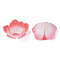 Plastic Beads, Flower, Salmon, 31x31x13mm, Hole: 0.9mm