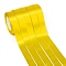 Single Face Satin Ribbon, Polyester Ribbon, Yellow, 1 inch(25mm) wide, 25yards/roll(22.86m/roll), 5rolls/group, 125yards/group(114.3m/group)