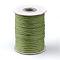 Korean Waxed Polyester Cord, Olive Drab, 1mm, about 85yards/roll