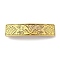 Viking Knot Alloy Retro Hair Barrettes, Hair Accessories for Women & Girls, Rectangle, Antique Golden, 82x20.5x10.5mm