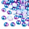 Imitation Pearl Acrylic Cabochons, Dome, Royal Blue, 8x4mm, about 2000pcs/bag