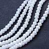 Electroplate Glass Beads Strands LS-EGLA-A034-P1mm-B18-1